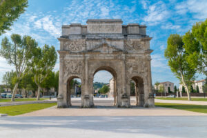 Arco de triunfo de la ciudad de orange - Francia