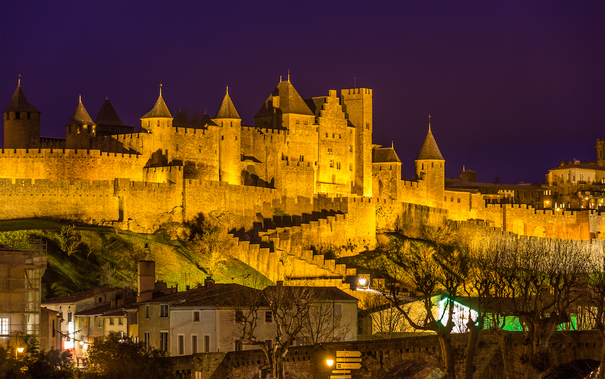 Carcassone noche
