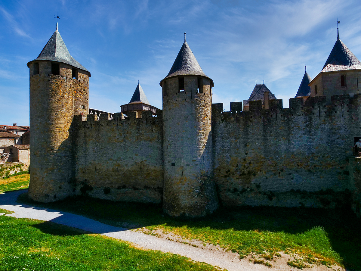 Fortaleza interior Carcassone
