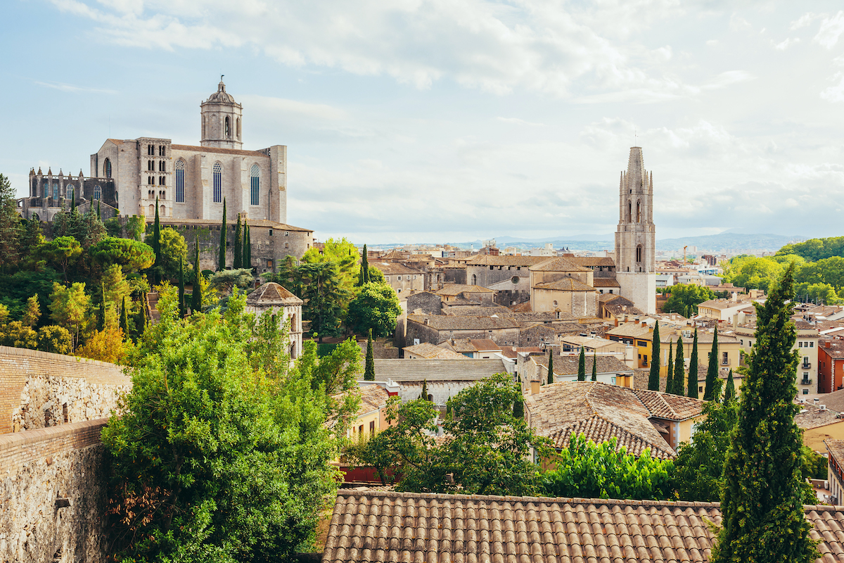 Catedral de Santa Maria en Gerona, Catalonia, Spain